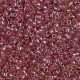 Miyuki delica kralen 11/0 - Cranberry lined peridot luster DB-283